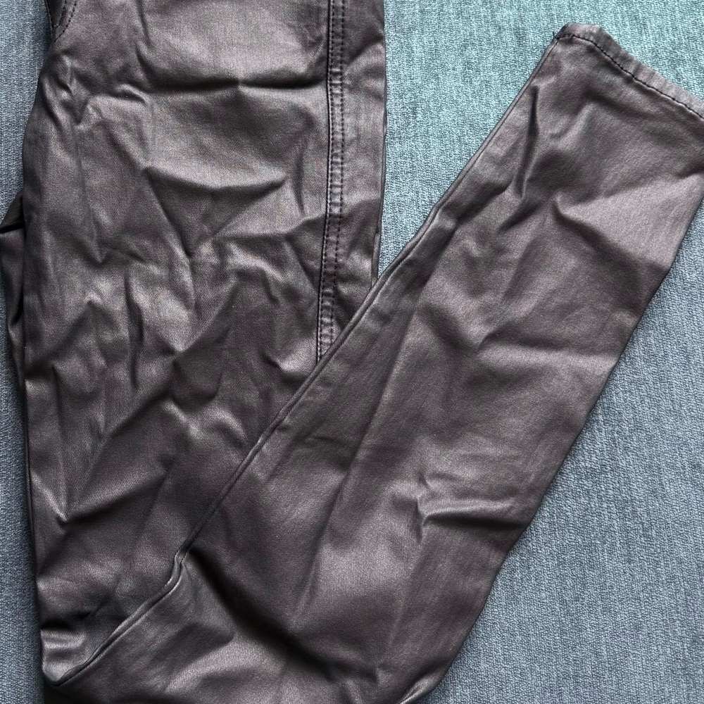 Metallic Gray Pants